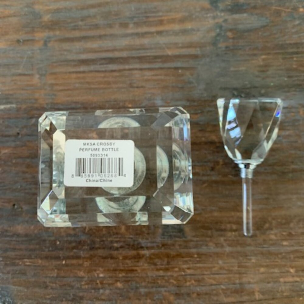 Mikasa "Crosby" Crystal Perfume Bottle - Picture 7 of 7